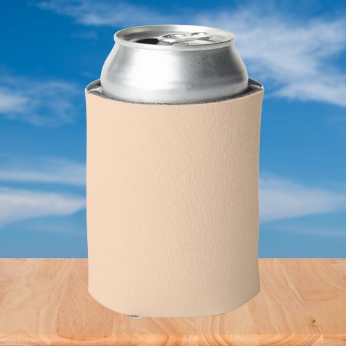 Peach Puff Solid Color Can Cooler