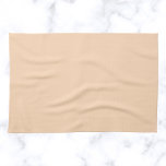 Peach Puff Solid Color Kitchen Towel<br><div class="desc">Peach Puff Solid Color</div>