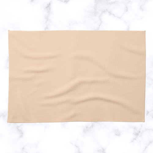 Peach Puff Solid Color Kitchen Towel