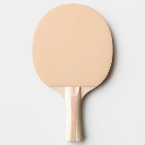 Peach Puff Solid Color Ping Pong Paddle