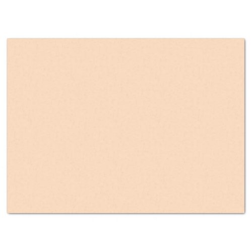 Peach Puff Solid Color Tissue Paper