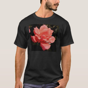 peach rose and dewdrops T-Shirt