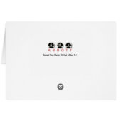 Peach Rose, Belfast Rose Garden Cards (Back Horizontal)