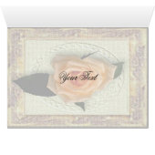 Peach Rose Card (Inside Horizontal (Bottom))