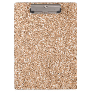 Peach Rose Gold Blush Glitter Glitz        Clipboard