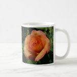 Peach Rose Orange Floral Photography Coffee Mug
