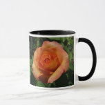 Peach Rose Orange Floral Photography Mug