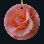 Peach Rose Ornament Romantic Rose Decorations<br><div class="desc">Romantic Rose Ornaments Holiday Pink Peach Rose Classic Decorations Beautiful Romantic Christmas Gifts Hanukkah Neutral Birthday New Baby Sympathy Mother's Day Wild Rose Gifts Decor & Keepsakes Peach Rose Holiday Decorations Keepsakes & Gifts for Friend Family Men Women Kids Home & Office Original Stylish Nondenominational Holiday Art Decorations Nonsecular Holiday...</div>