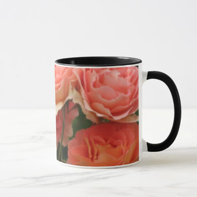 Peach Roses Mug (Right)