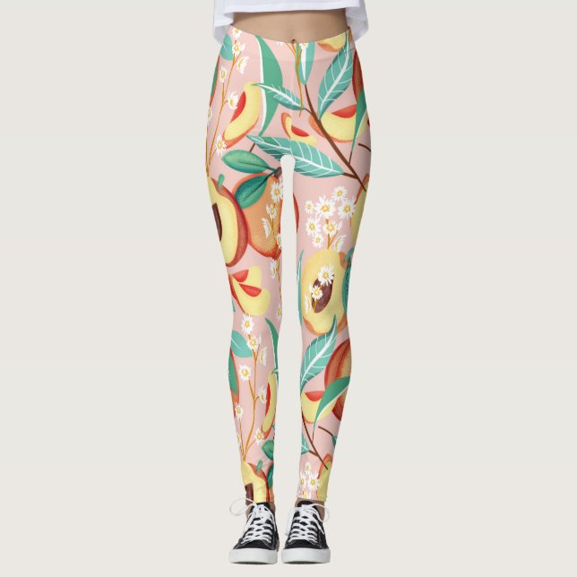 Peach Season Leggings (Front)