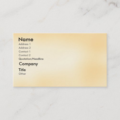 Peach - shaded business card template