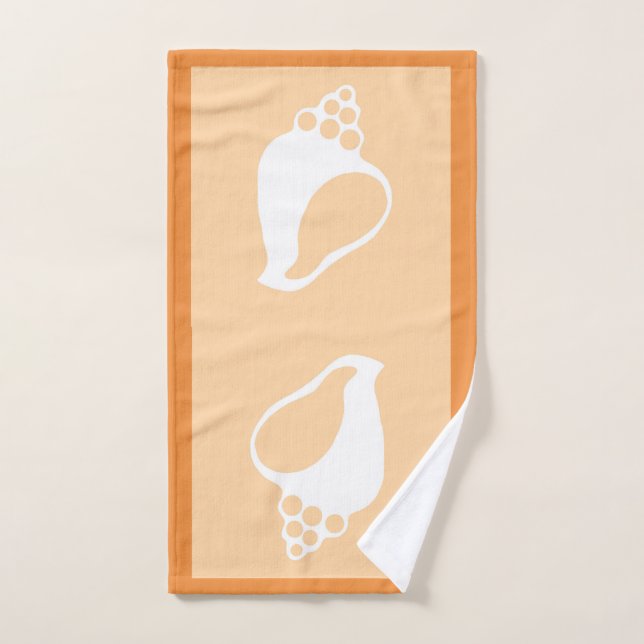 Peach Shell Hand Towel (Hand Towel)