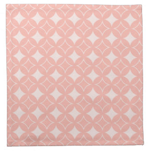 Peach shippo cloth napkin