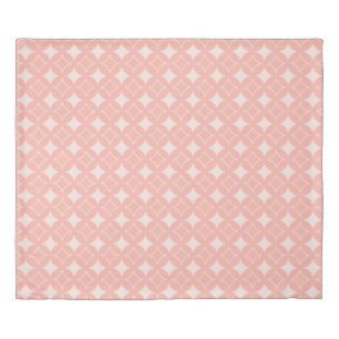 Peach shippo duvet cover