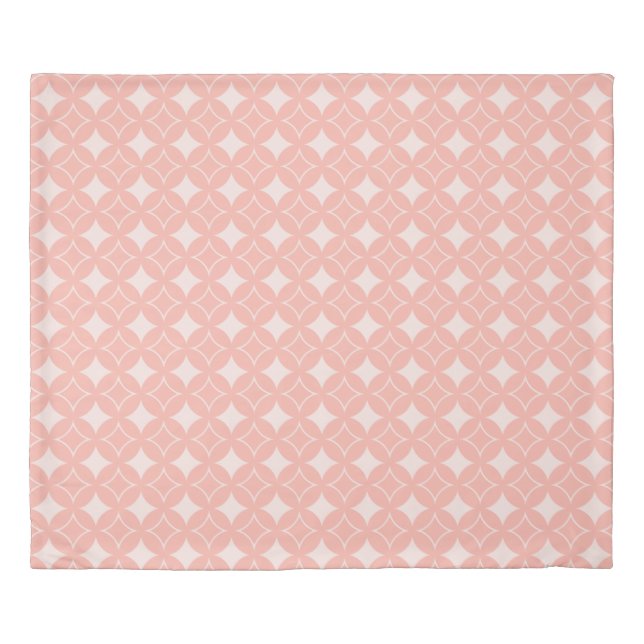 Peach shippo duvet cover (Front)