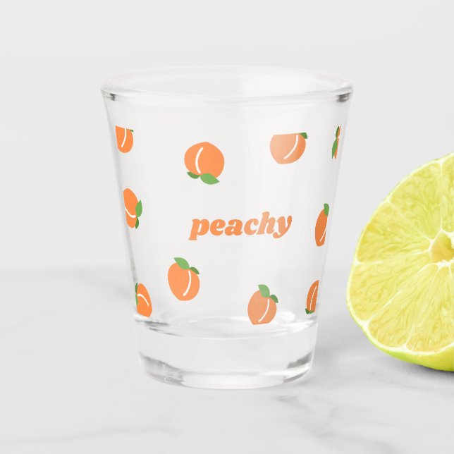 Peach Shot Glasses (Front)