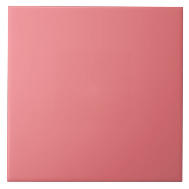 Peach Solid Color Ceramic Tile (Front)