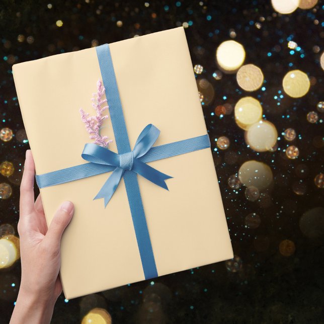 Peach Solid Color  Wrapping Paper (Creator Uploaded)