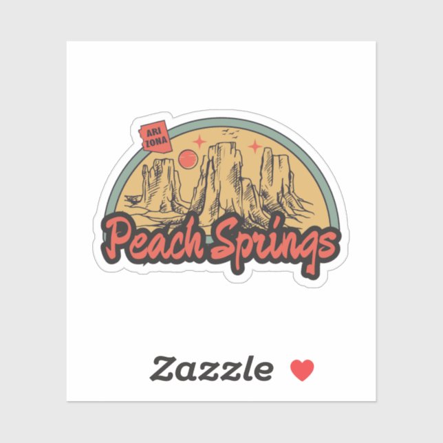 Peach Springs, Arizona  Sticker (Sheet)