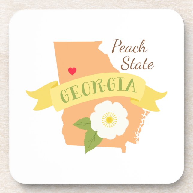 Peach State Beverage Coaster (Front)