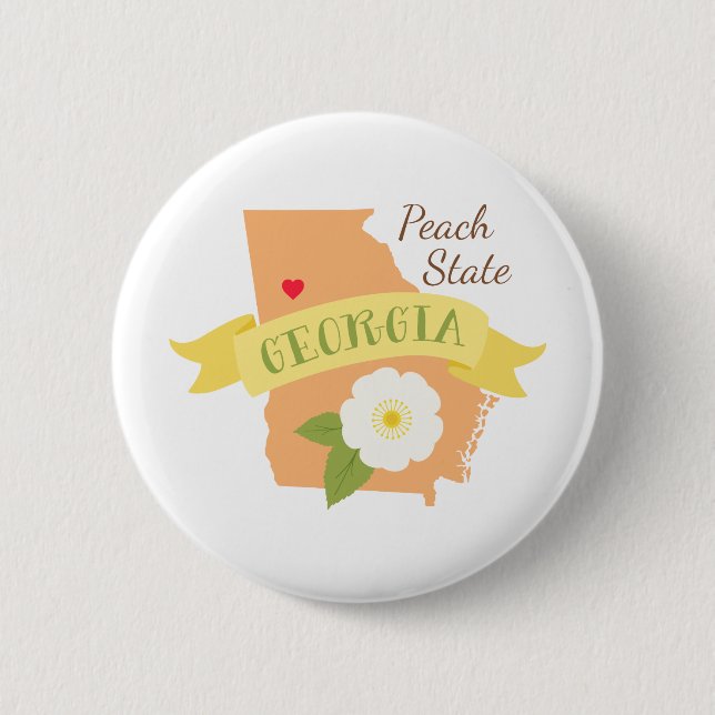 Peach State Button (Front)