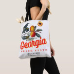 Peach State Georgia Wedding Tote Bag<br><div class="desc">Peach State,  Georgia wedding favor bag.</div>