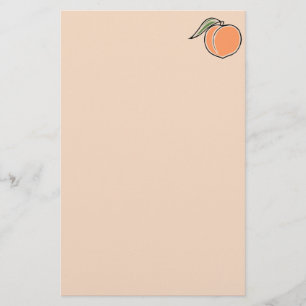 Peach Stationery