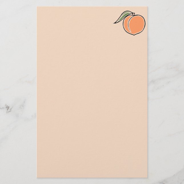 Peach Stationery (Front)