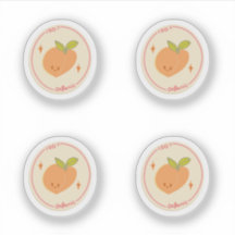 Peach Sticker Sheet