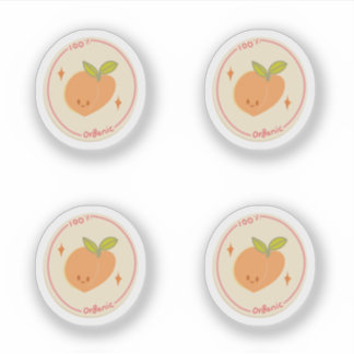 Peach Sticker Sheet