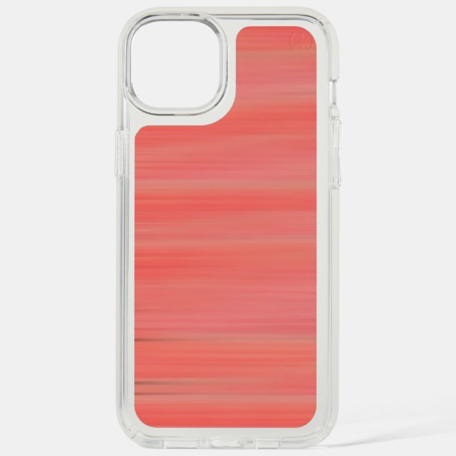 Peach Streaks Speck iPhone Case (Front)