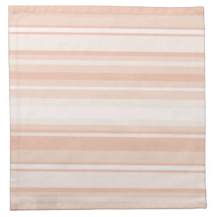 Peach stripes napkin