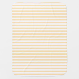 Peach Stripes Stroller Blanket