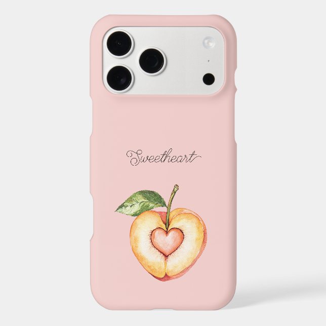 Peach Sweetheart iPhone Case (Back)