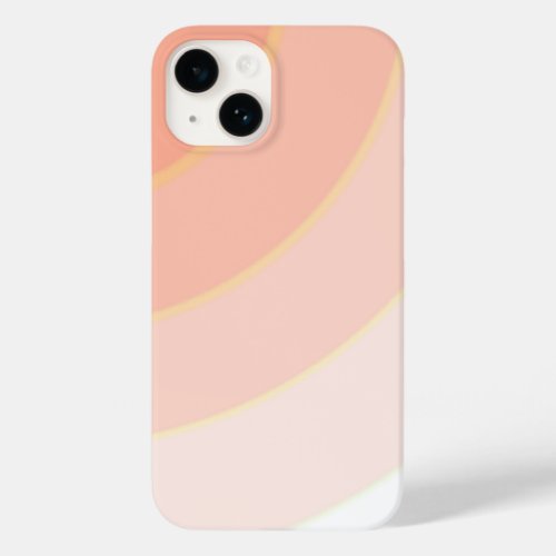 Peach Swirls iPhone  iPad case