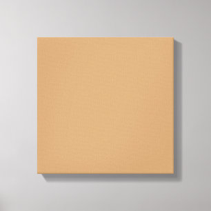 Peach Tan Color Block Soft Wedding Design Canvas Print