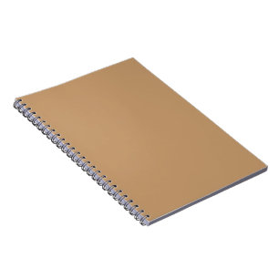 Peach Tan Color Block Soft Wedding Design Notebook