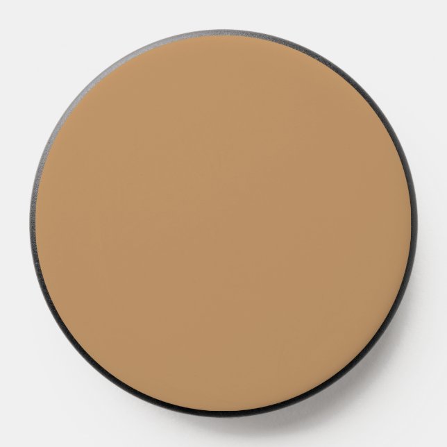 Peach Tan Color Block | Soft Wedding Design PopSocket (Popsocket)