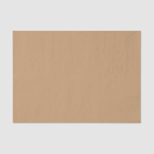 Peach Tan Color Block | Soft Wedding Design Tissue Paper (Front)