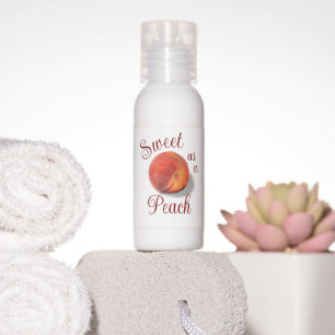 Peach Theme Travel Bottle Set Hand Lotion