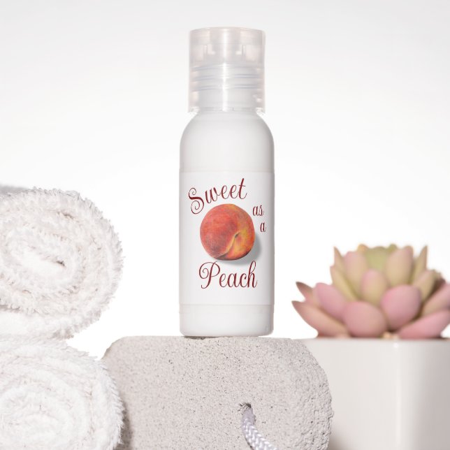Peach Theme Travel Bottle Set Hand Lotion (Insitu)