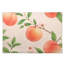 Peach Themed Placemat