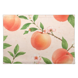 Peach Themed Placemat