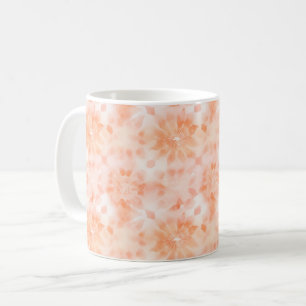 Peach Tie Dye Coffee Mug