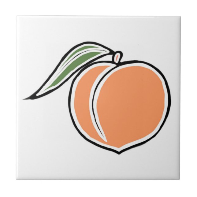 Peach Tile (Front)