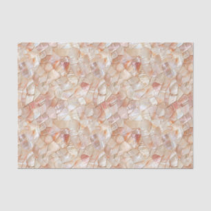Peach-Toned Mother of Pearl Mosaic Tissue Paper