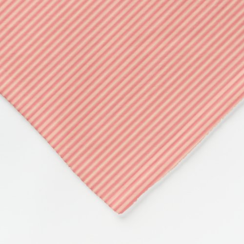 Peach Tones Stripes Modern Elegant Trendy Large Fleece Blanket