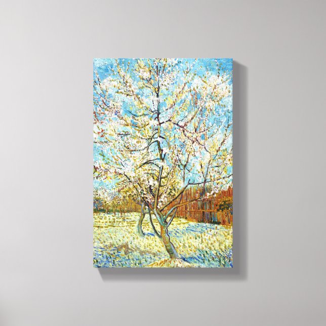 Peach Trees in Blossom Vincent Van Gogh Canvas Print (Front)