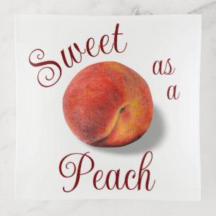 Peach Trinket Tray