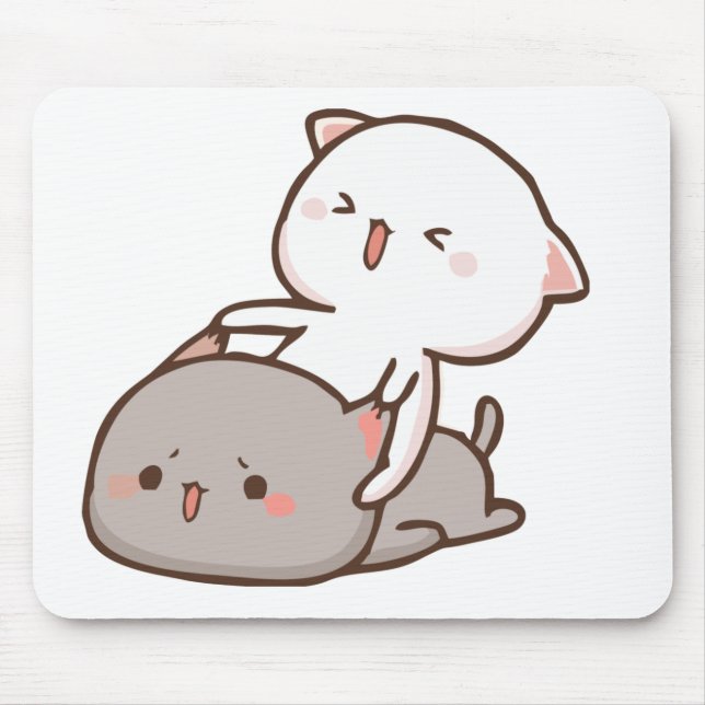 Peach Trolling Goma  Mouse Pads (Front)